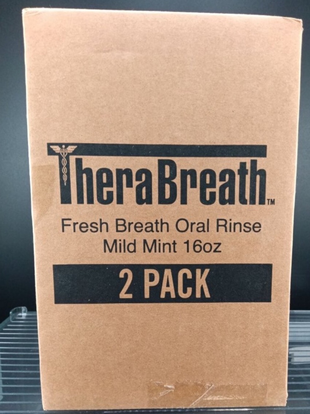 TheraBreath Fresh Breath Oral Rinse 2-Pack - Mild Mint NEW!
